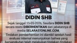 STOP PRESS / PENGUMUMAN RESMI