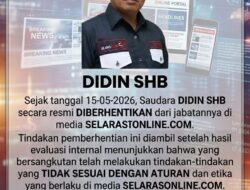 STOP PRESS / PENGUMUMAN RESMI