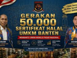 LSM LASKAR NKRI Bersama BPJPH Gelar Sosialisasi Sertifikasi Halal bagi Pelaku Usaha di Wisata Kuliner Stadion Maulana Yusuf