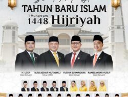 DPRD Kabupaten Sukabumi mengucapkan Selamat Memperingati Tahun Baru Islam 1 Muharram 1448 H.