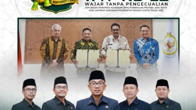 Sukses LKPD 2025: Sekretariat DPRD Kabupaten Sukabumi Ucapkan Selamat atas Capaian WTP ke-12