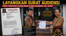 Pertanyakan Legalitas Penutupan Irigasi, LSM Laskar NKRI Tempuh Jalur Audiensi