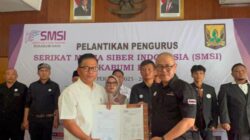 PELANTIKAN SMSI SUKABUMI RAYA, KADIS KOMINFOSAN” KUATKAN SINERGITAS TINGKATKAN LITERASI