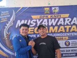 KETUA PAC KALAPANUNGGAL ARIANA SUPRIATNA UCAPKAN SELAMAT ATAS TERPILIHNYA BADAR ZIHAM SEBAGAI KETUA DPK KNPI BOJONGGENTENG 2026-2029