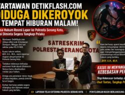 Wartawan Detikflash.com Diduga Jadi Korban Pengeroyokan di Tempat Hiburan Malam, Kasus Resmi Dilaporkan ke Polresta Serang Kota