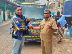 LSM Laskar NKRI, LSM Pertama Salurkan Bantuan Air Bersih di Dua Titik Gunung Batur Merak dan Gunung Munjul