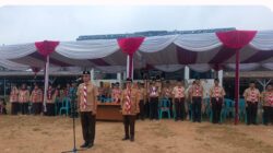 KWARTIR RANTING PRAMUKA KALAPANUNGGAL GELAR UPACARA HARI PRAMUKA KE-65 DAN HUT RI KE-81 DENGAN KHIDMAT