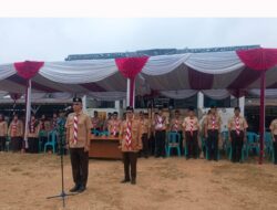 KWARTIR RANTING PRAMUKA KALAPANUNGGAL GELAR UPACARA HARI PRAMUKA KE-65 DAN HUT RI KE-81 DENGAN KHIDMAT