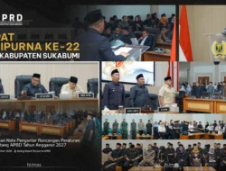 DPRD Kabupaten Sukabumi Gelar Rapat Paripurna Penyampaian Nota Pengantar Raperda APBD 2027